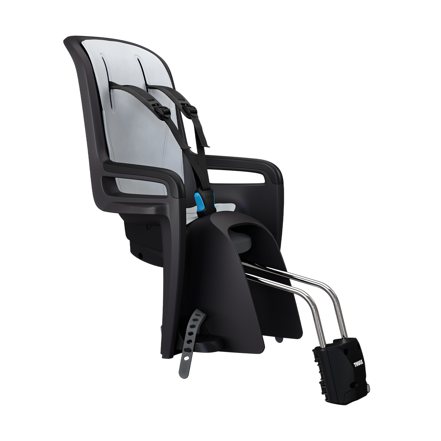 tiltable child bike seat dark gray
