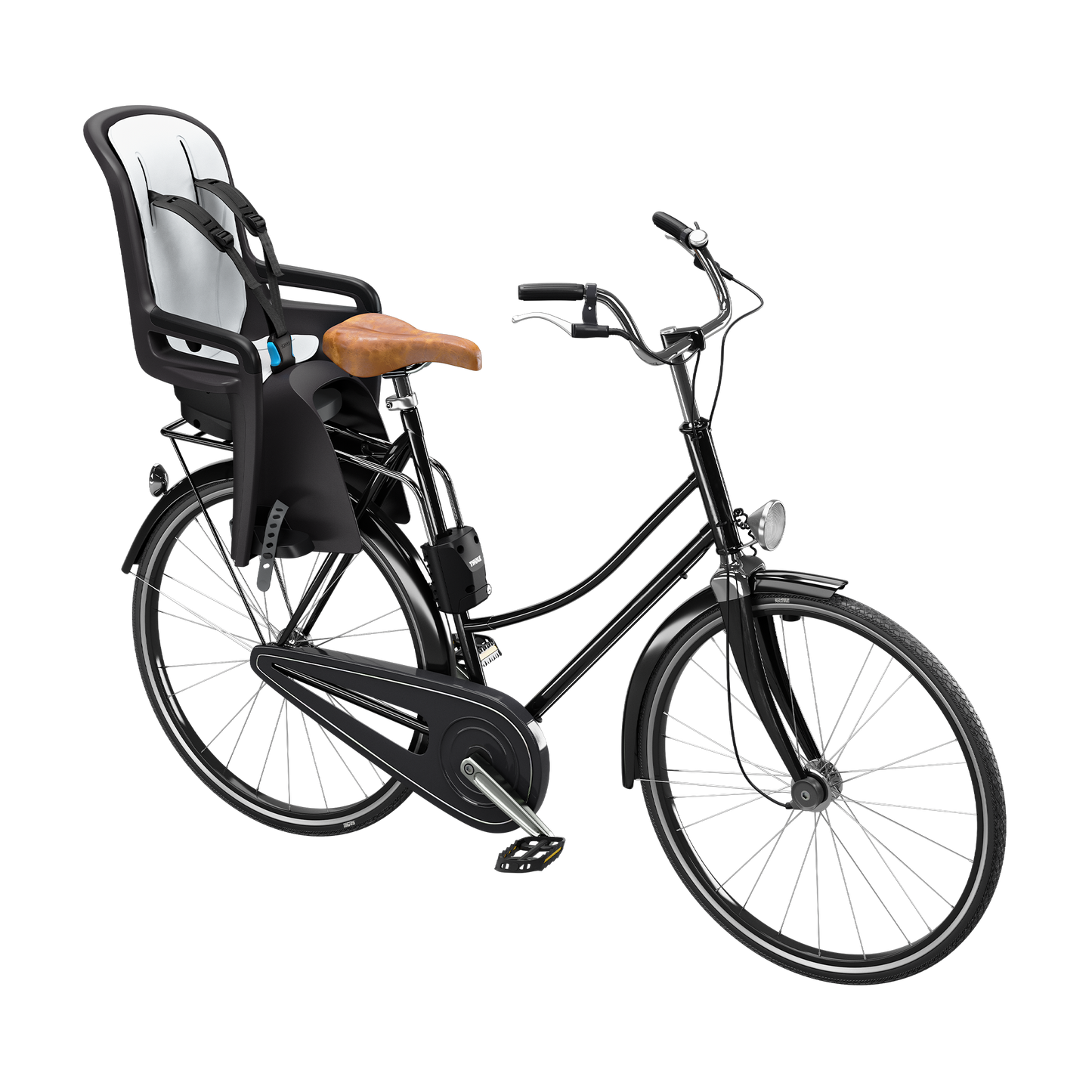 tiltable child bike seat dark gray