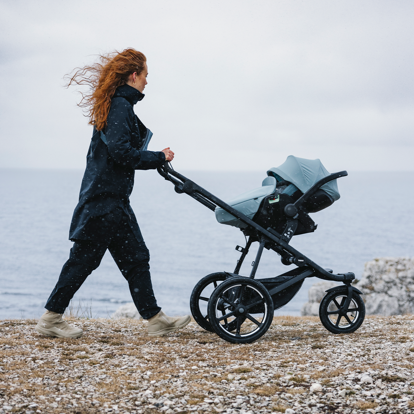 all-terrain stroller mid blue