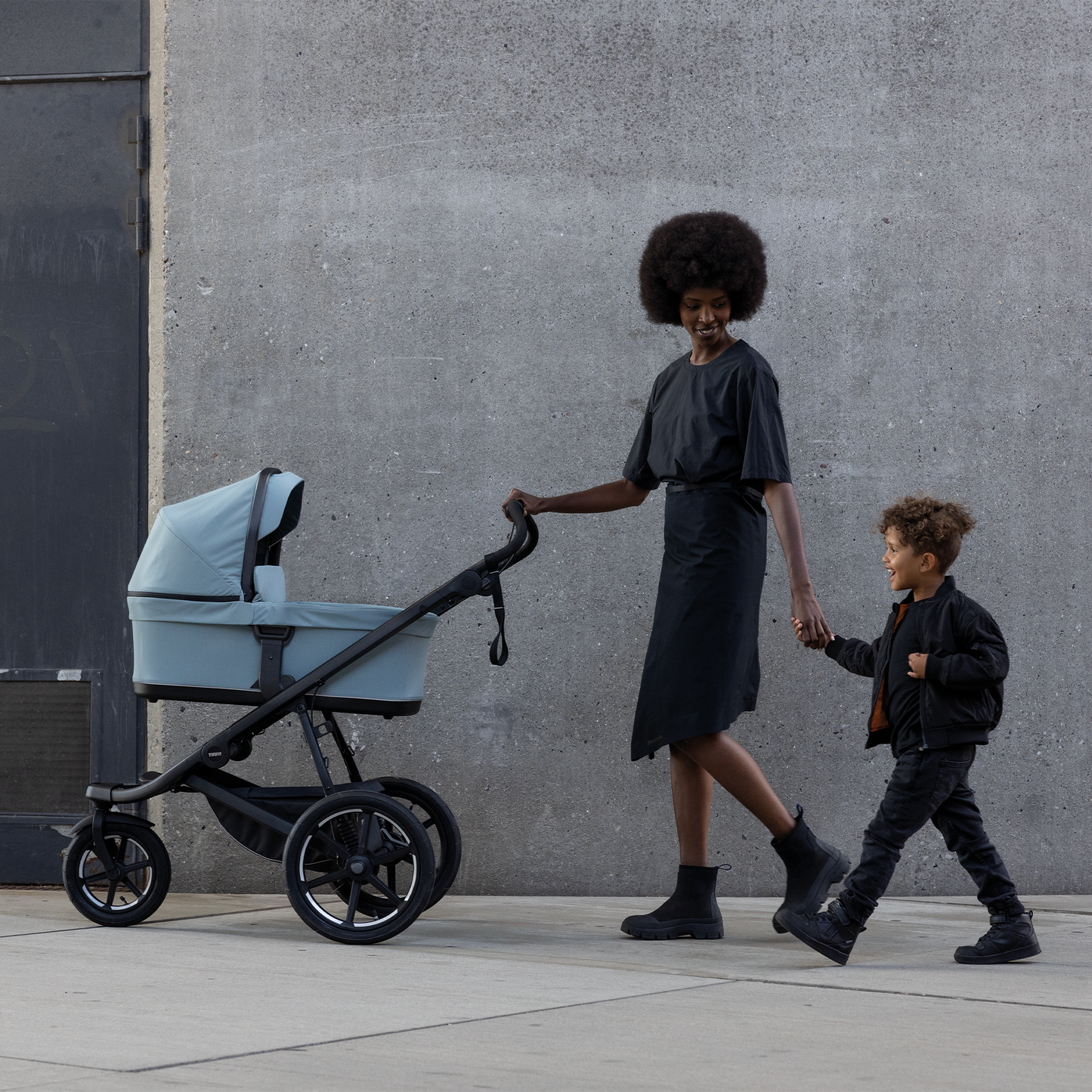 all-terrain stroller mid blue