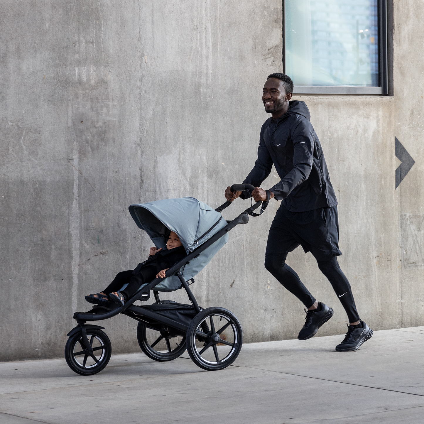 all-terrain stroller nutria green
