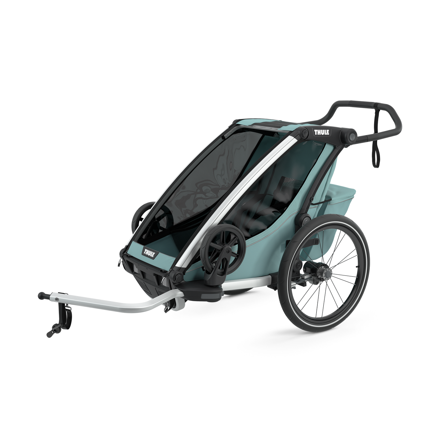 1-seat multisport bike trailer alaska blue