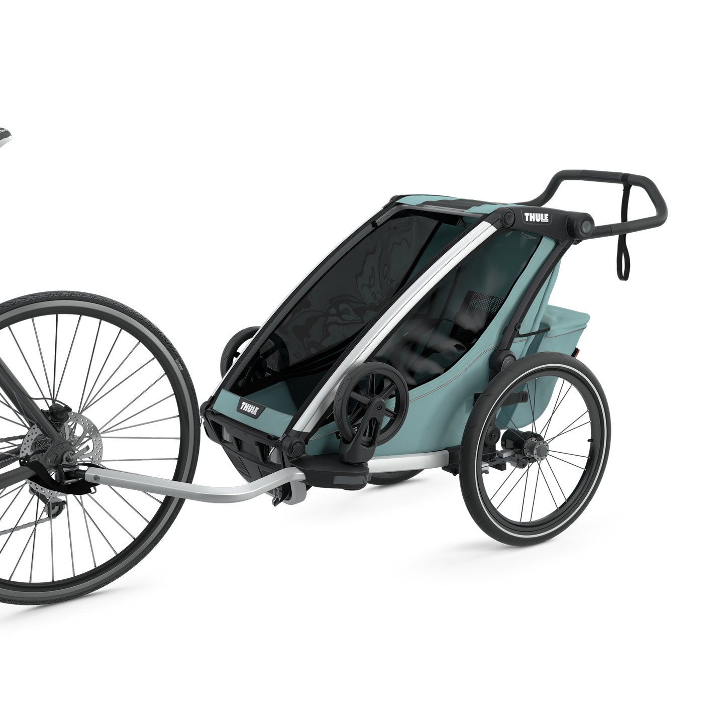 1-seat multisport bike trailer alaska blue