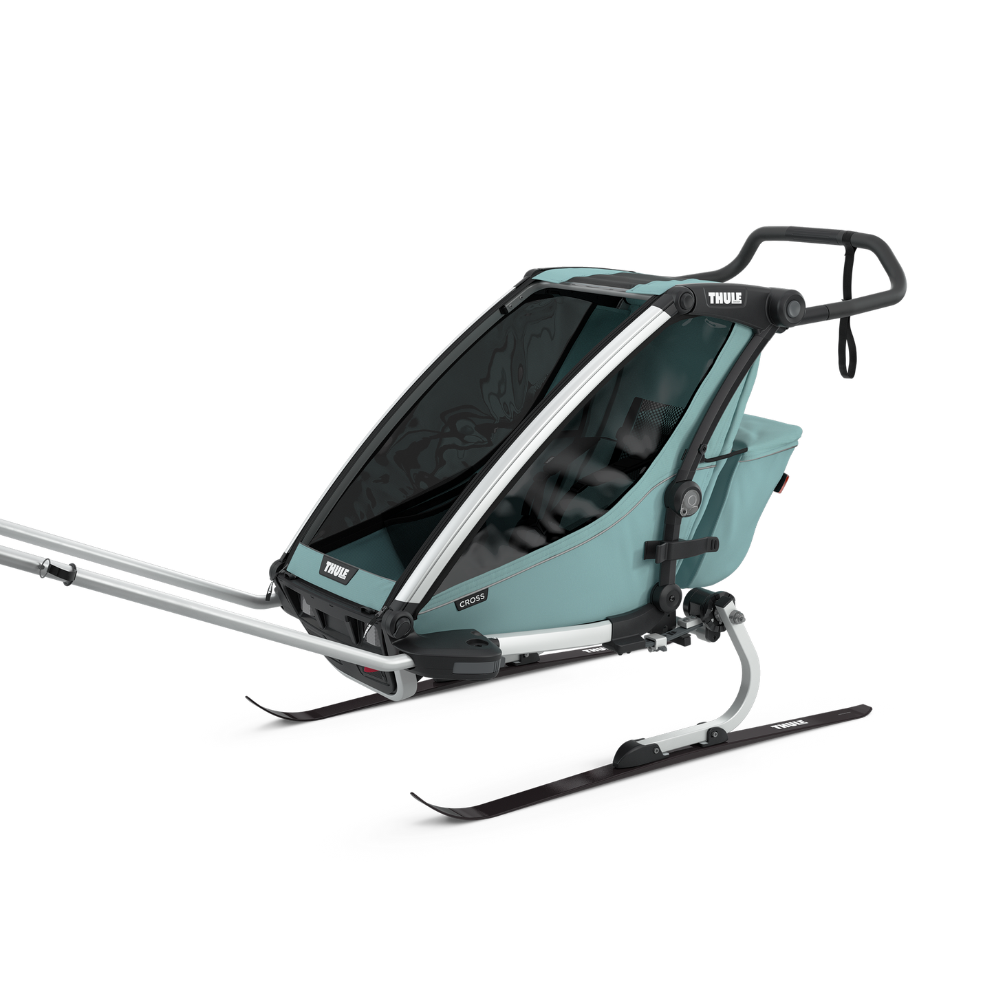 1-seat multisport bike trailer alaska blue