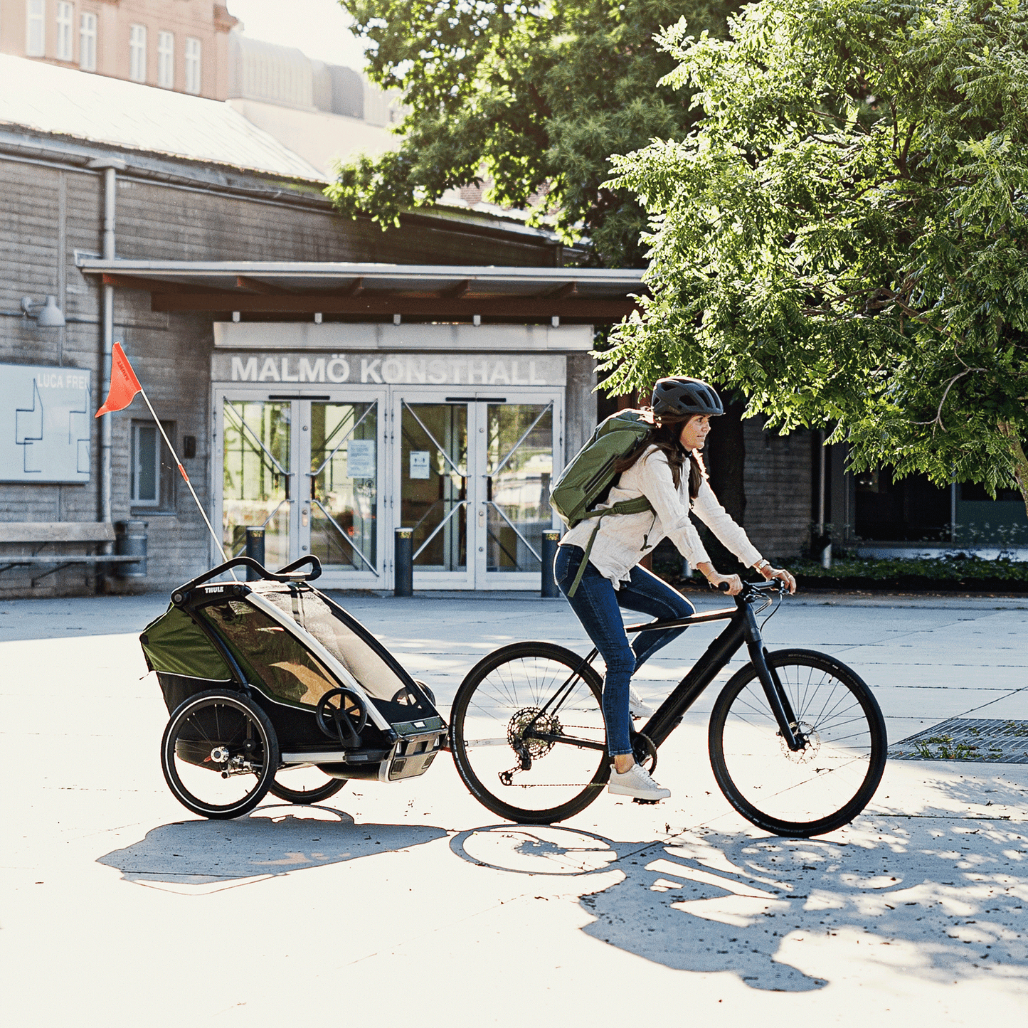 1-seat multisport bike trailer alaska blue