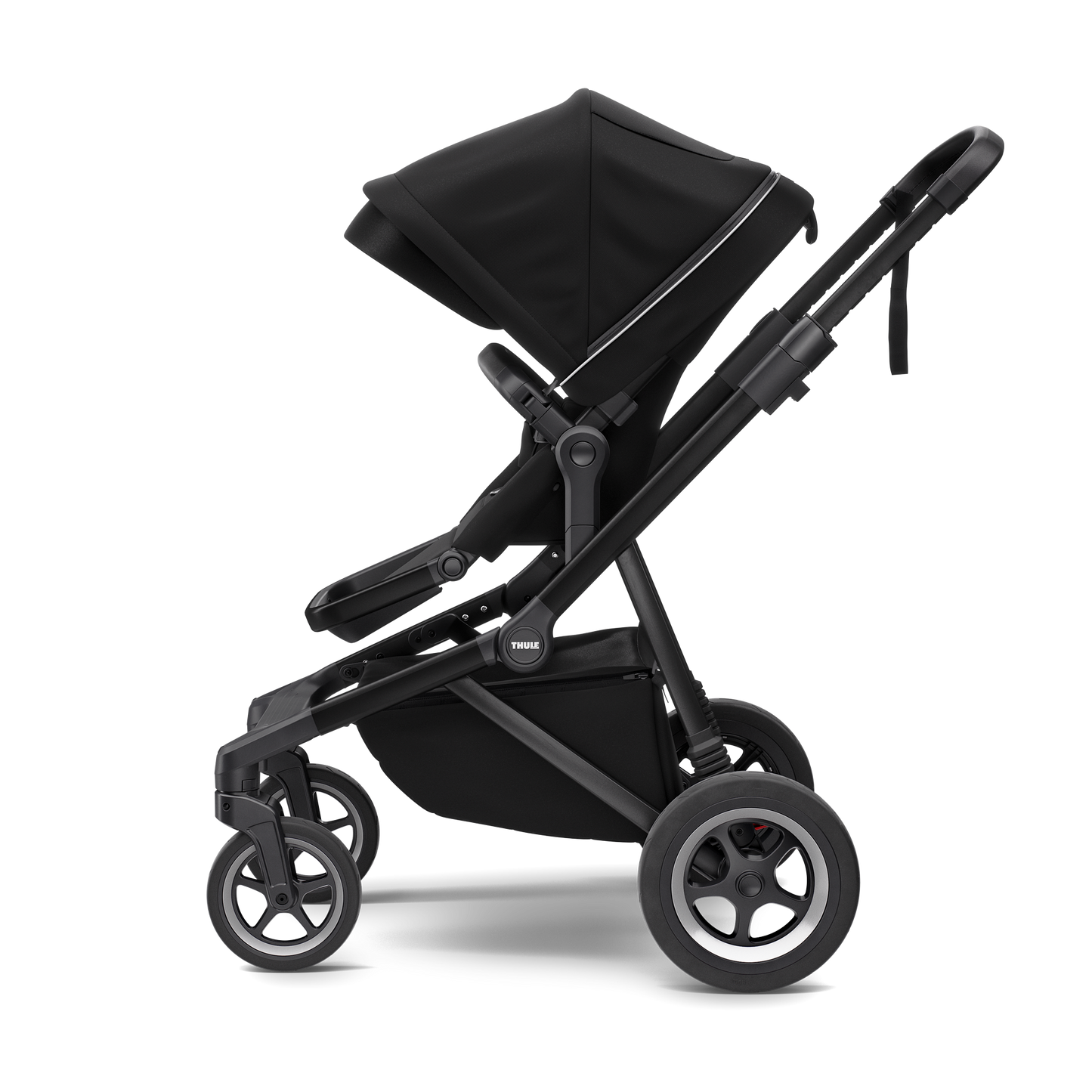 city stroller midnight black on black