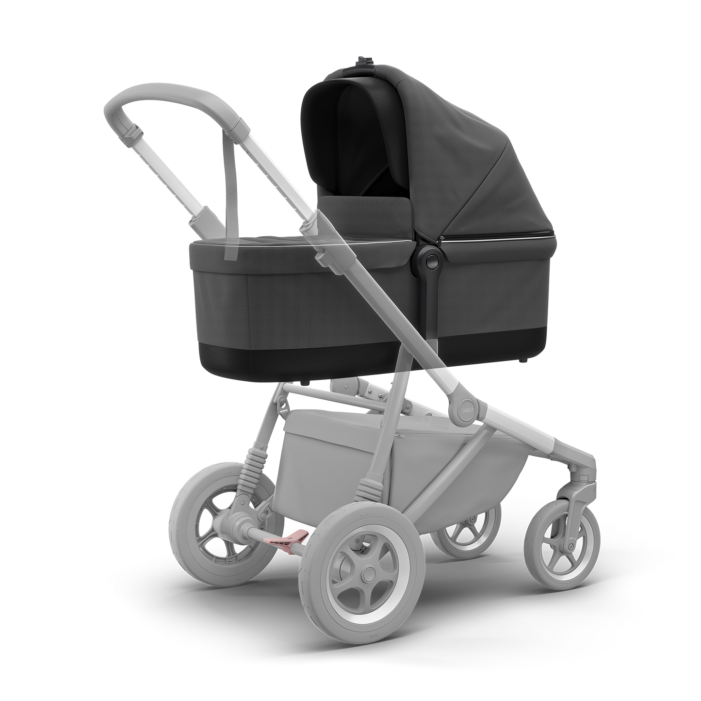 bassinet shadow gray