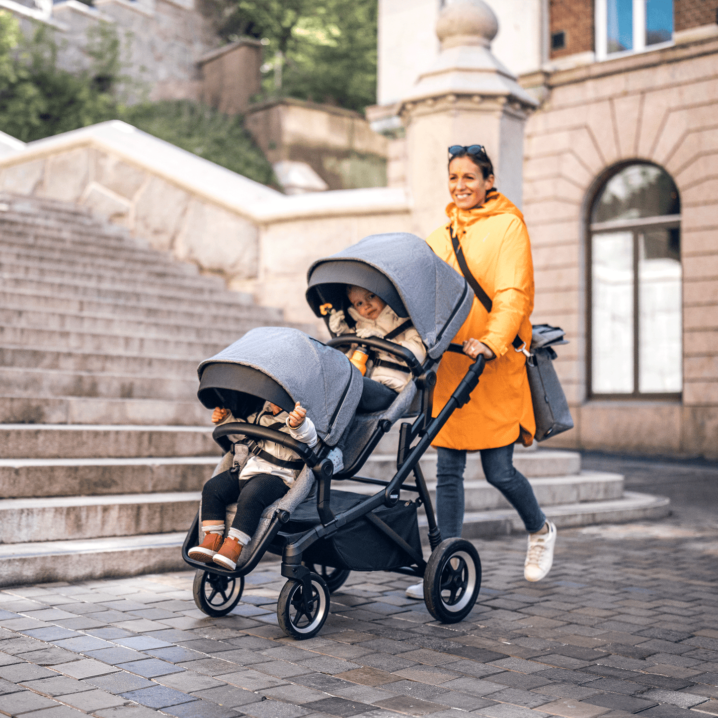 sibling seat aluminium/gray melange