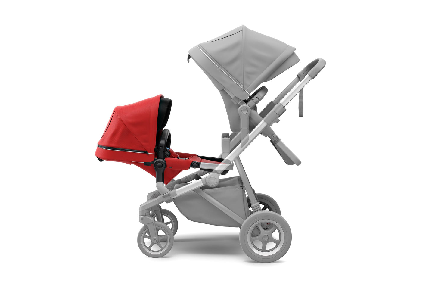 sibling seat aluminium/energy red