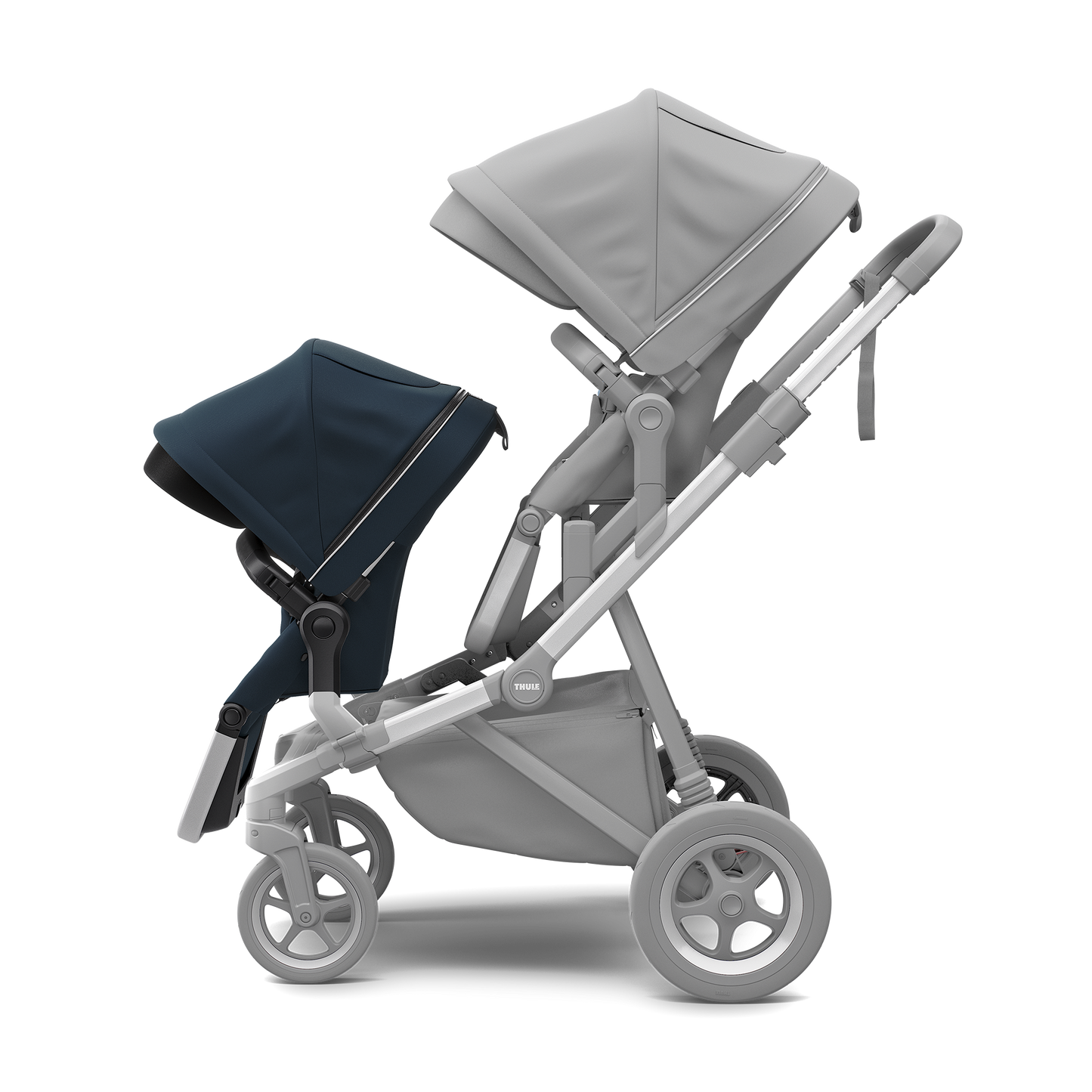 sibling seat aluminium/navy blue