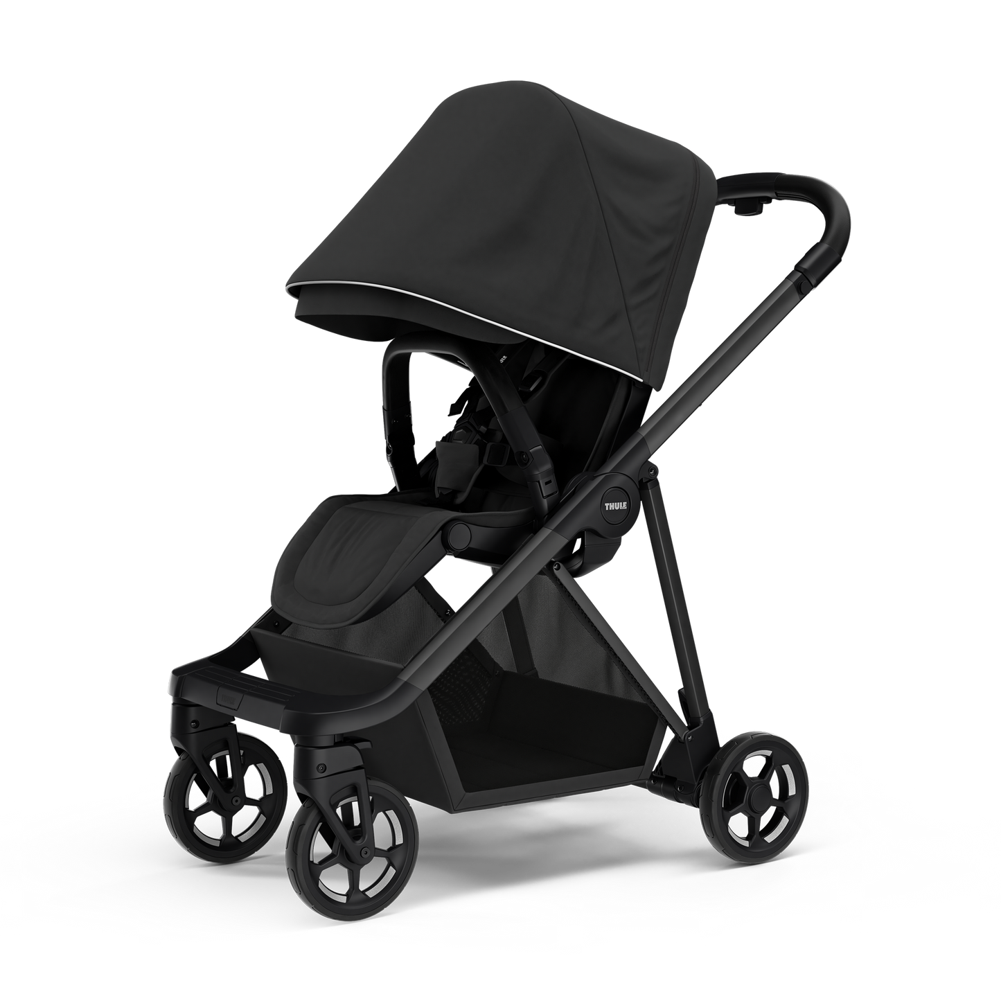 city stroller black on black