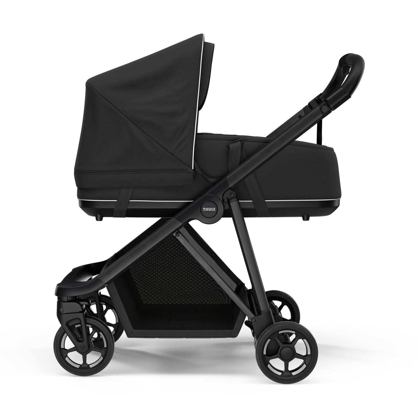 city stroller black on black