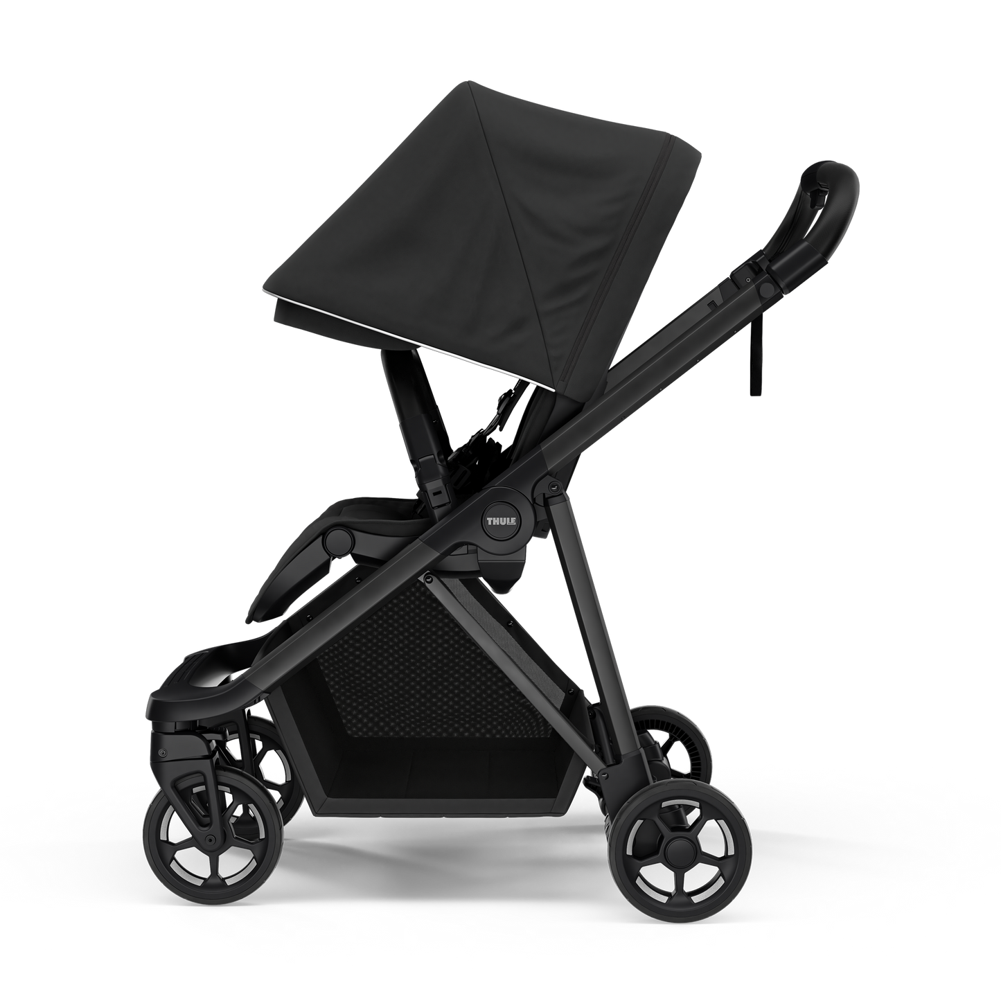 city stroller black on black