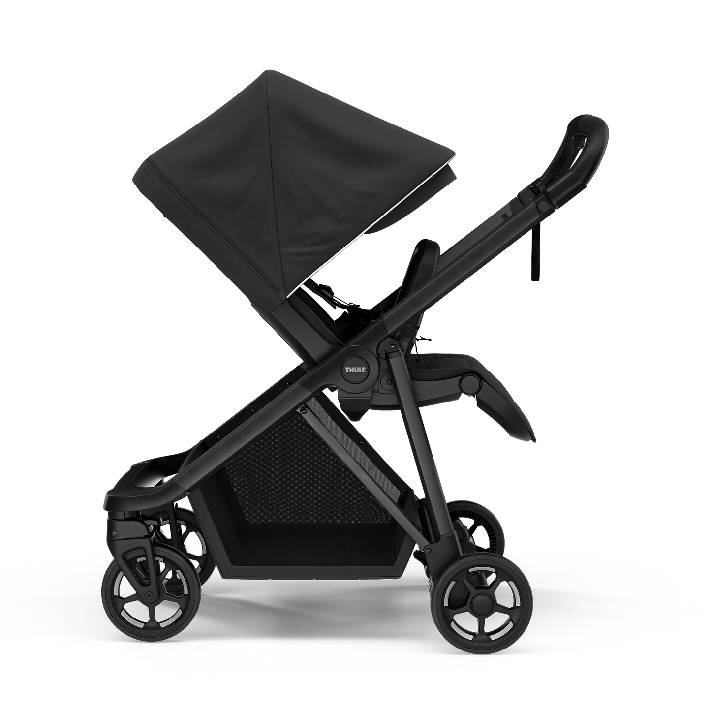 city stroller black on black