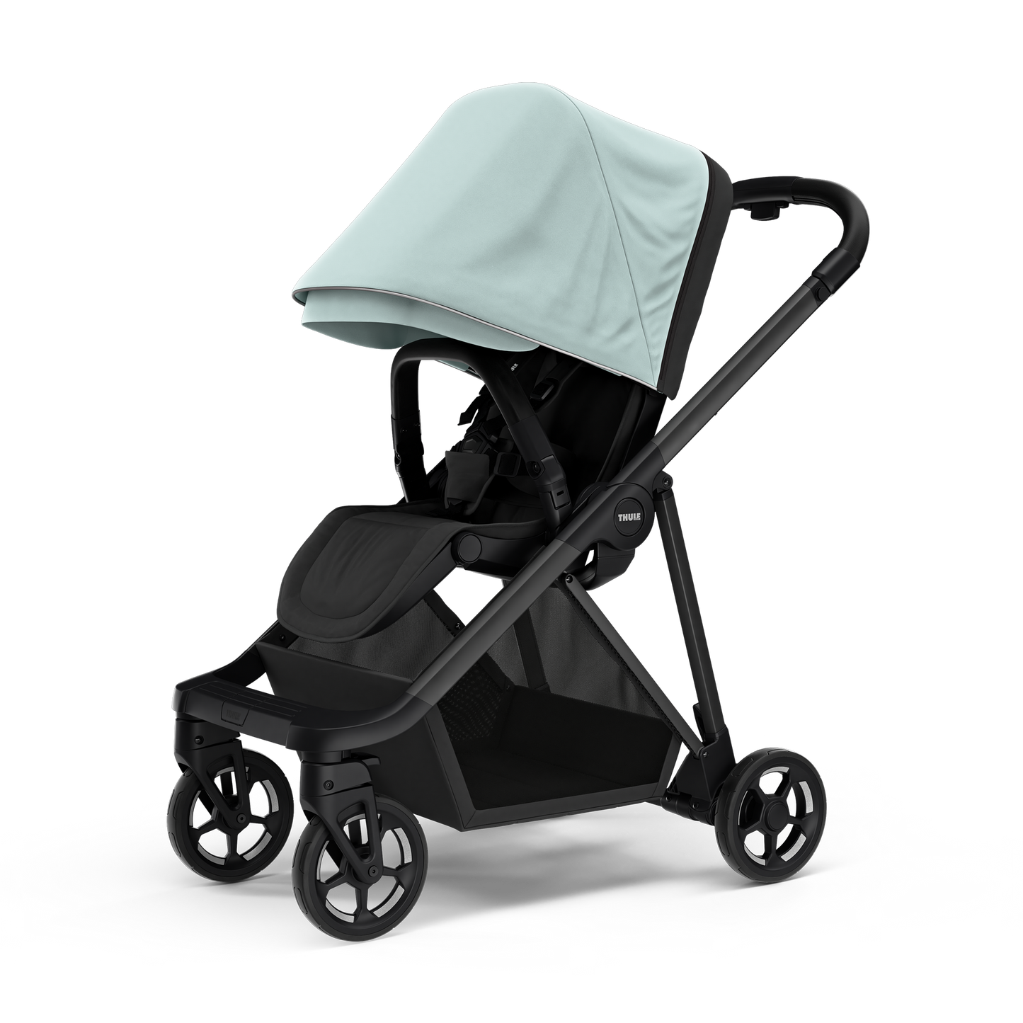 city stroller alaska blue on black