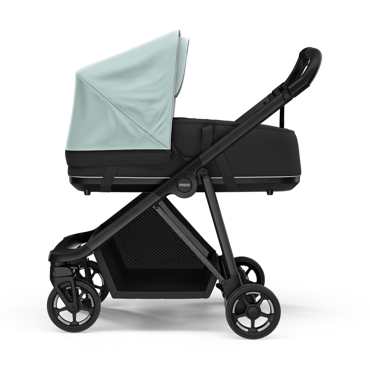 city stroller alaska blue on black