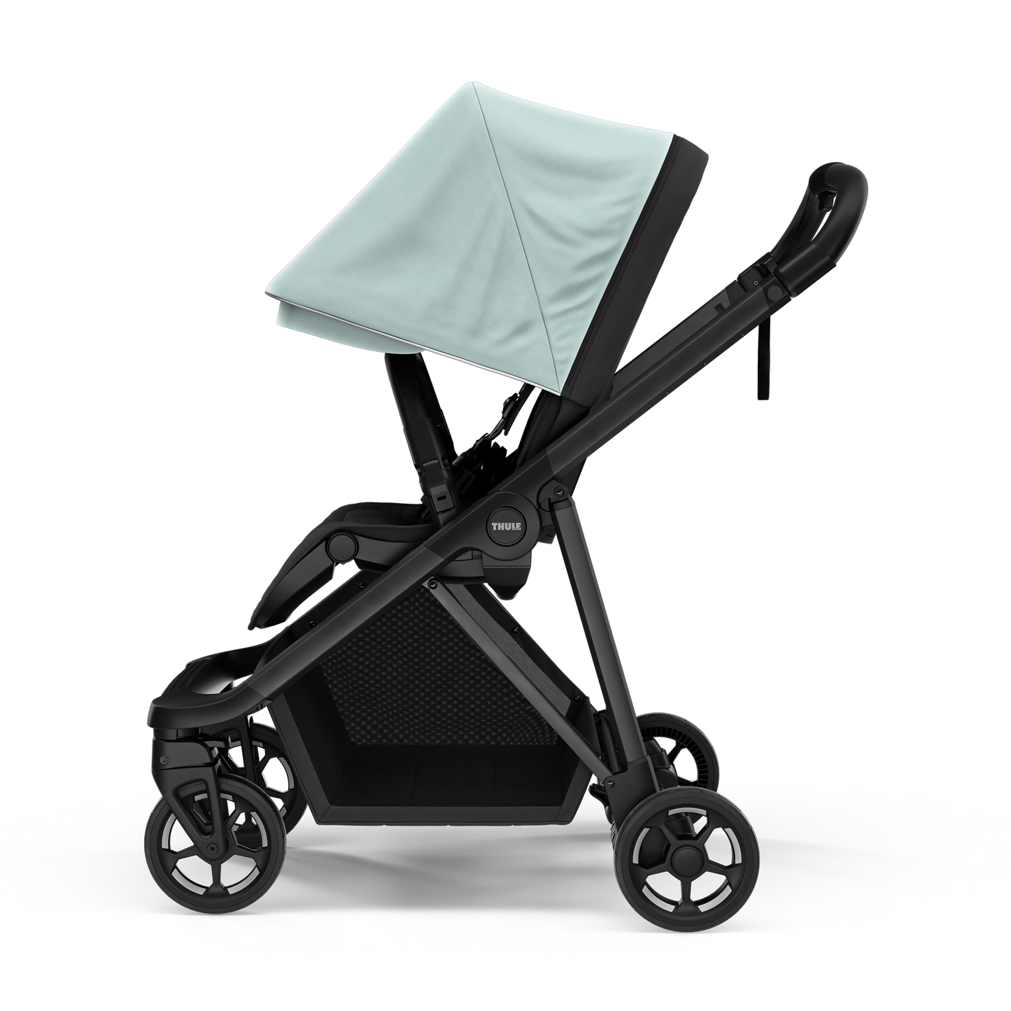 city stroller alaska blue on black