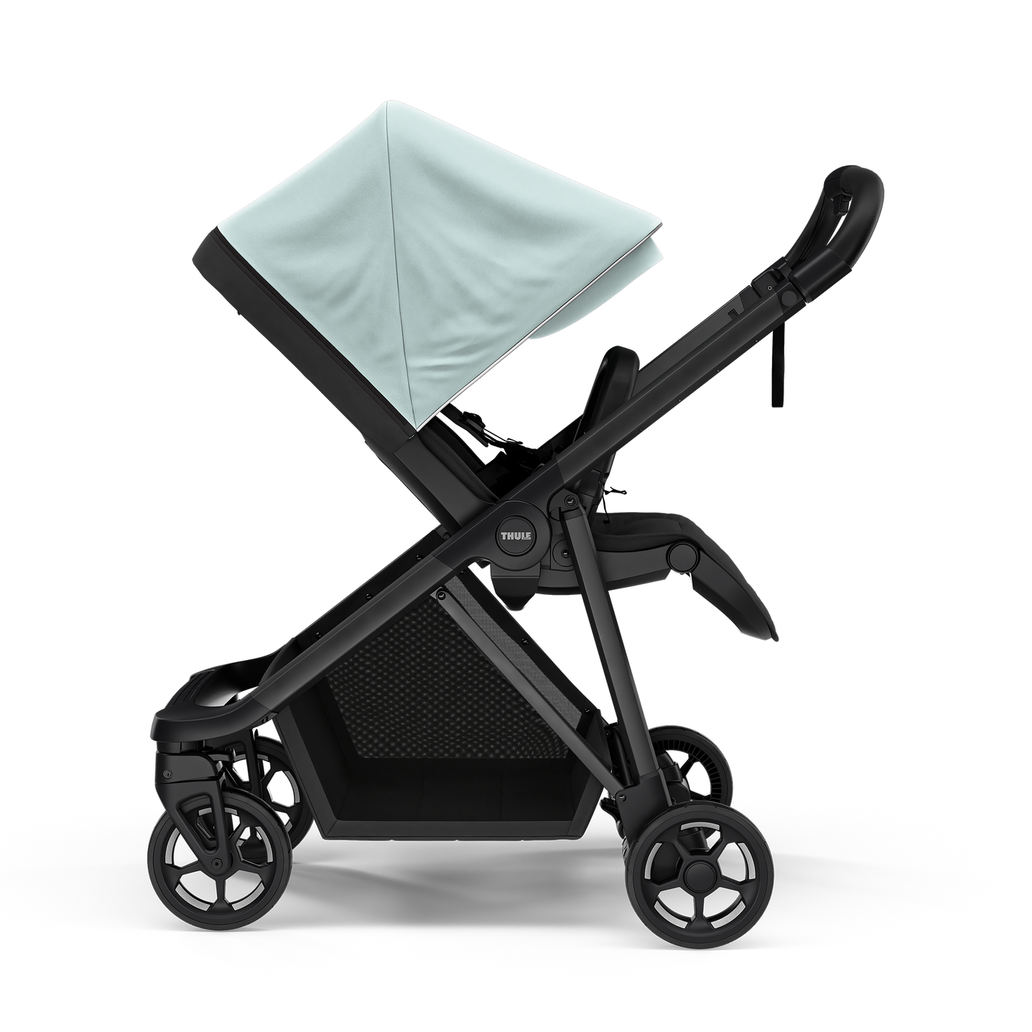 city stroller alaska blue on black