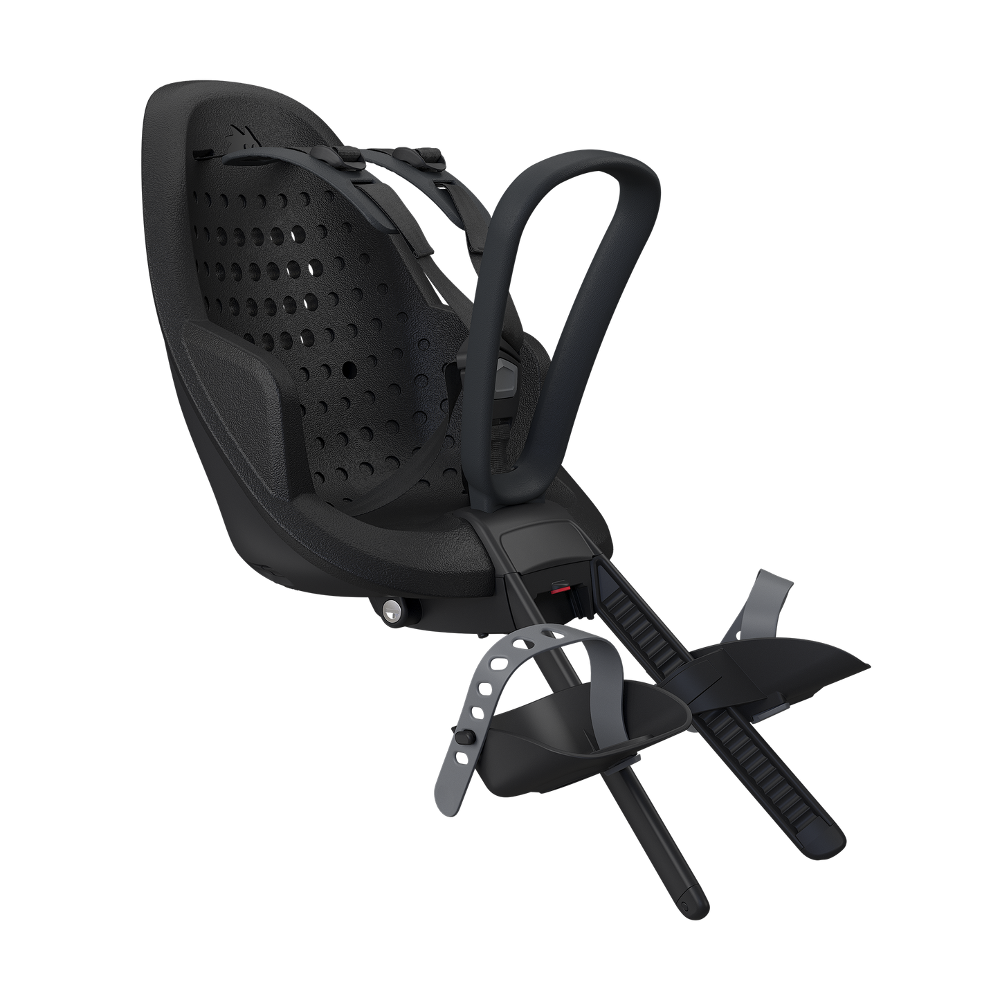 front mounted child bike seat midnight black