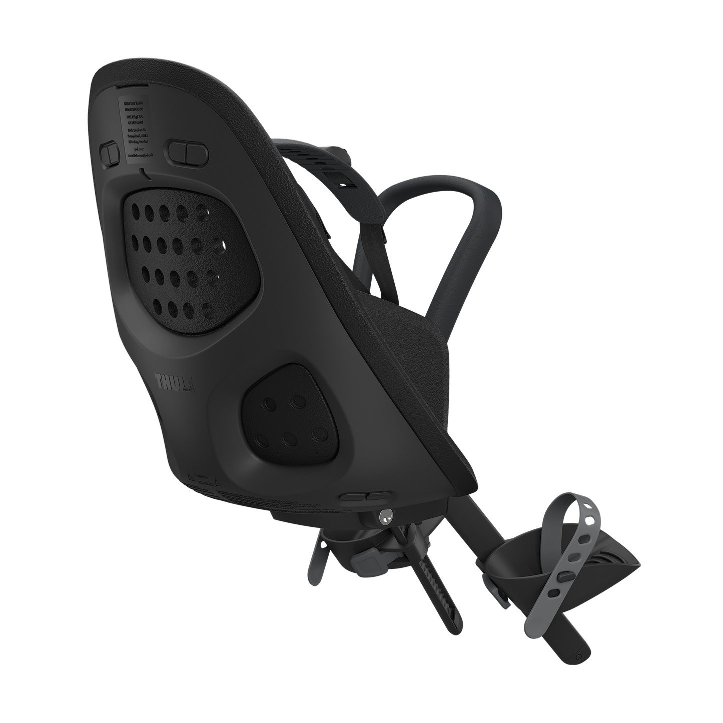 front mounted child bike seat midnight black