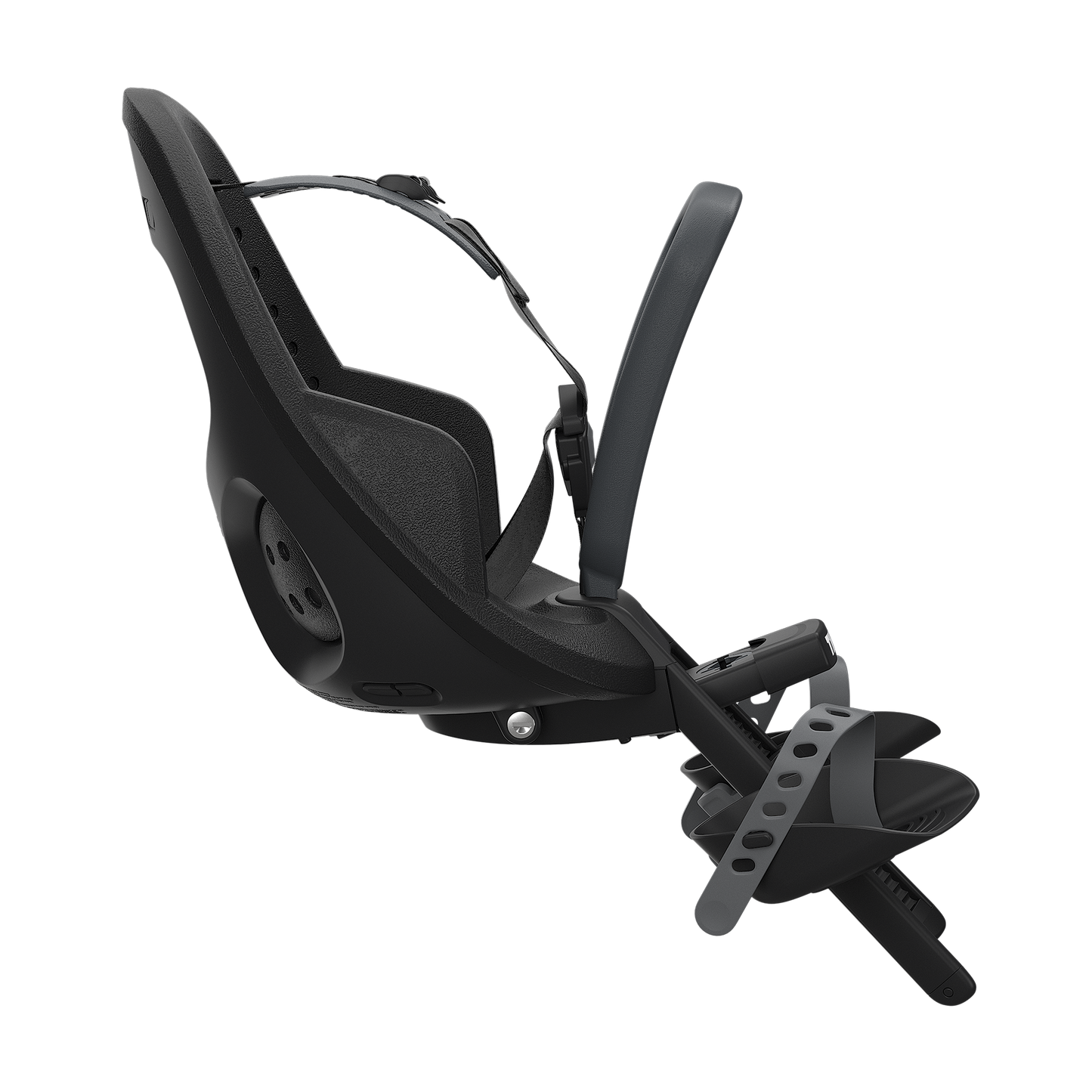 front mounted child bike seat midnight black