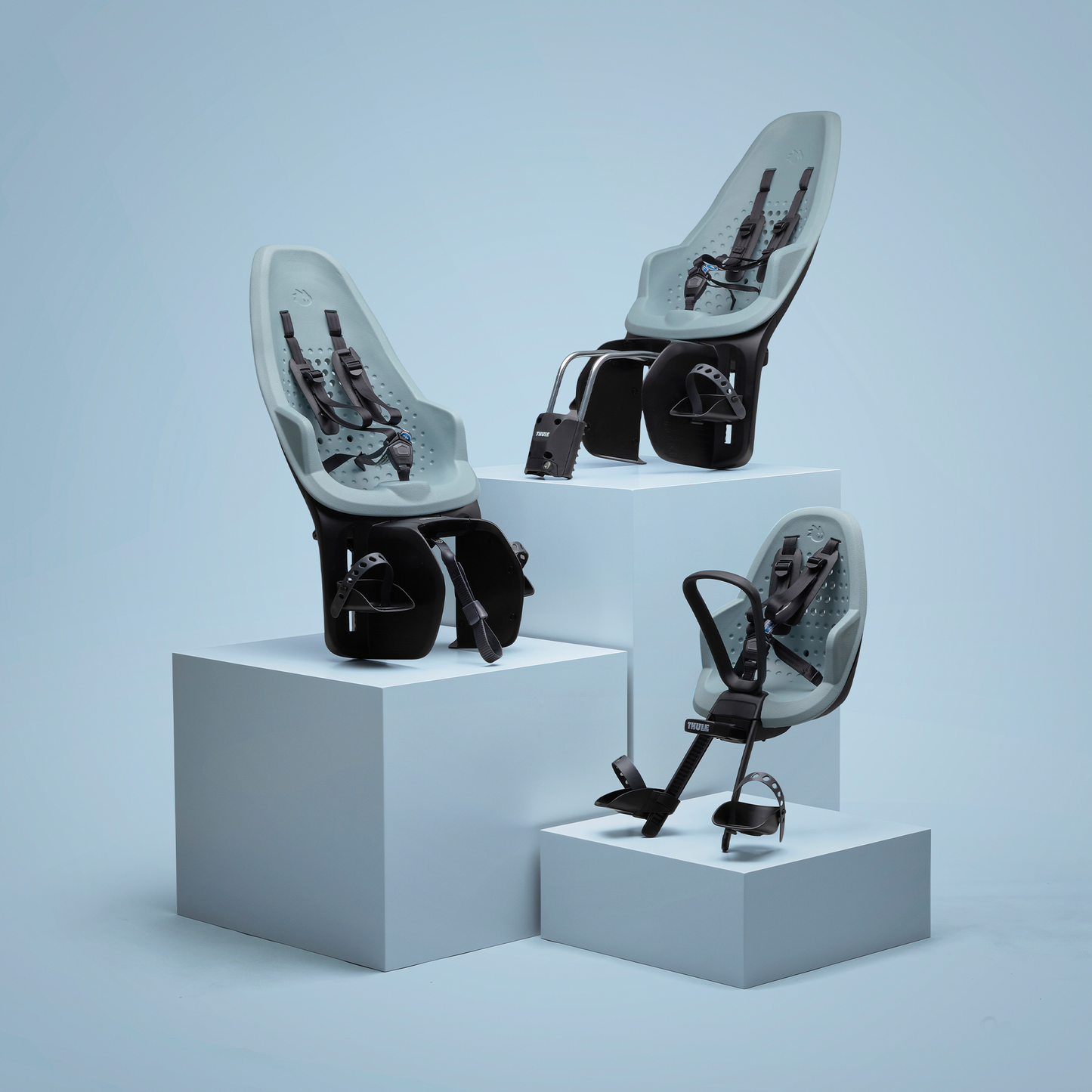 front mounted child bike seat midnight black