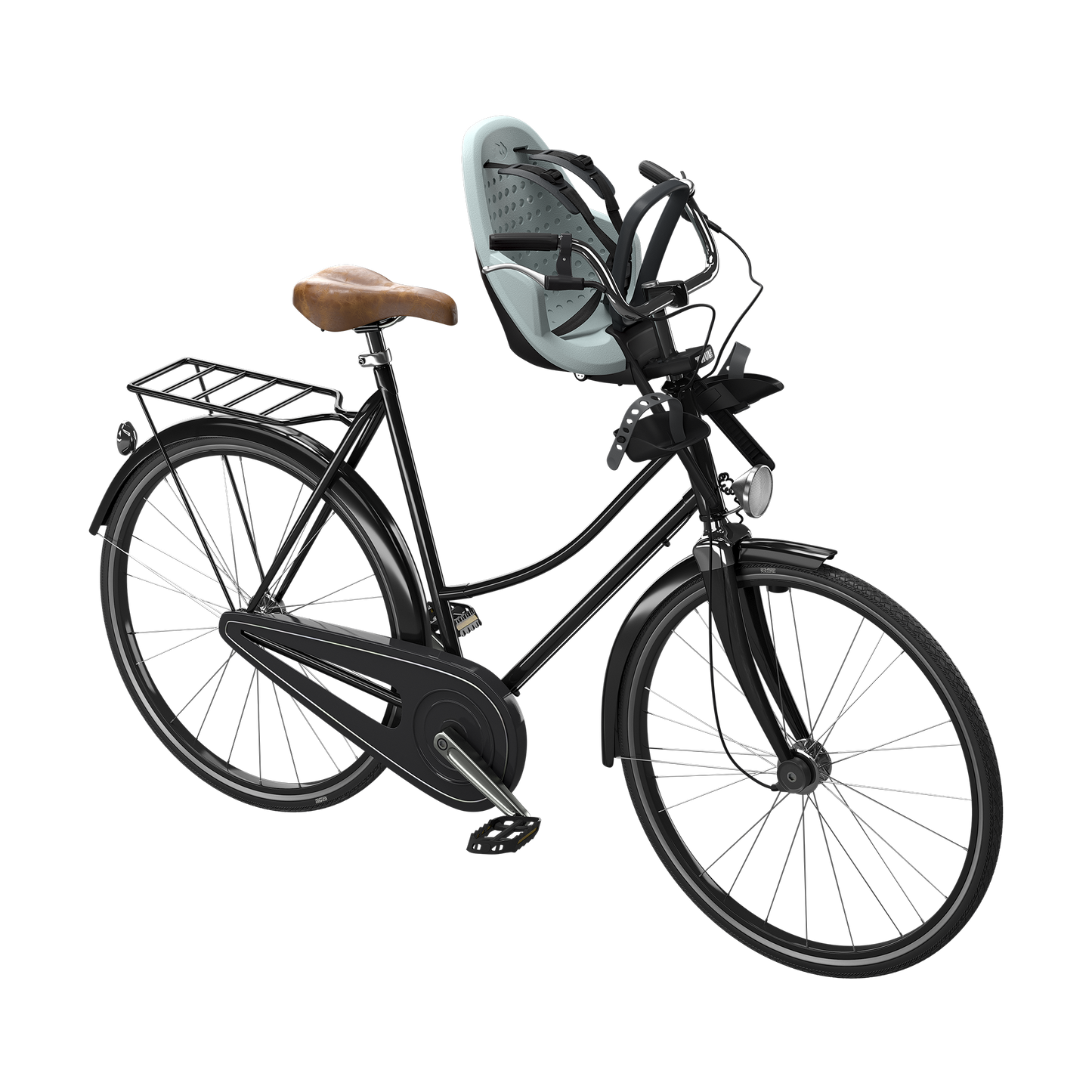 front mounted child bike seat alaska blue