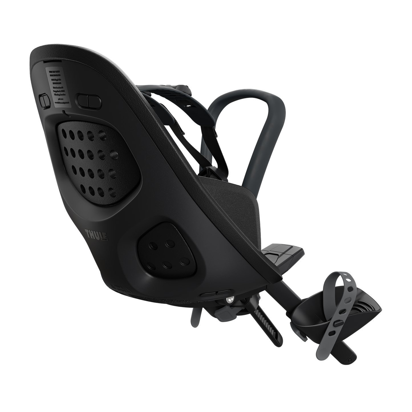front mounted child bike seat midnight black