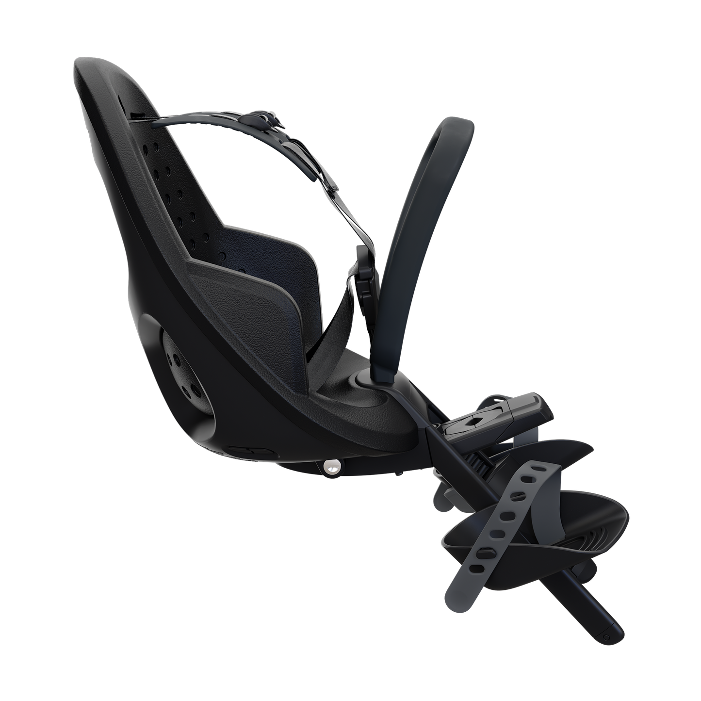 front mounted child bike seat midnight black