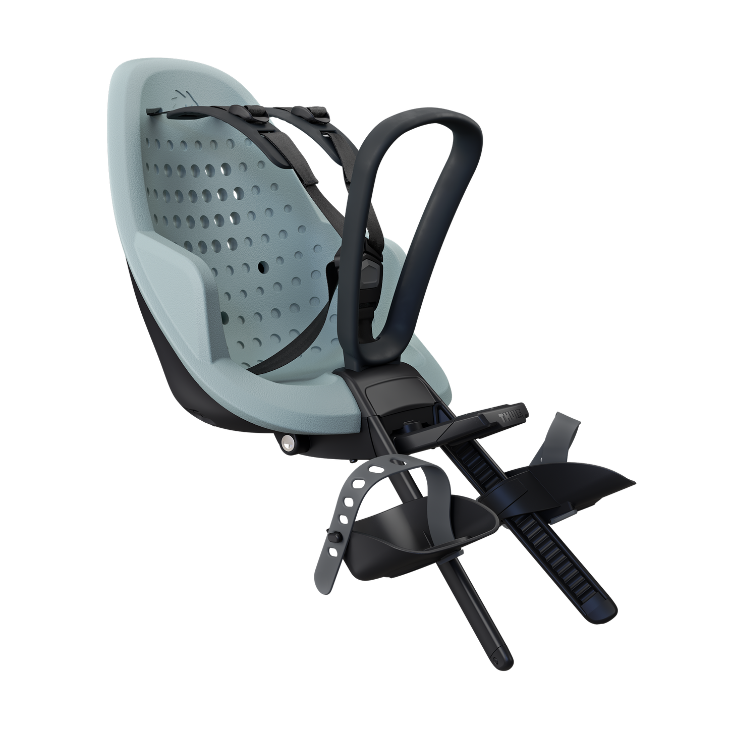 front mounted child bike seat alaska blue