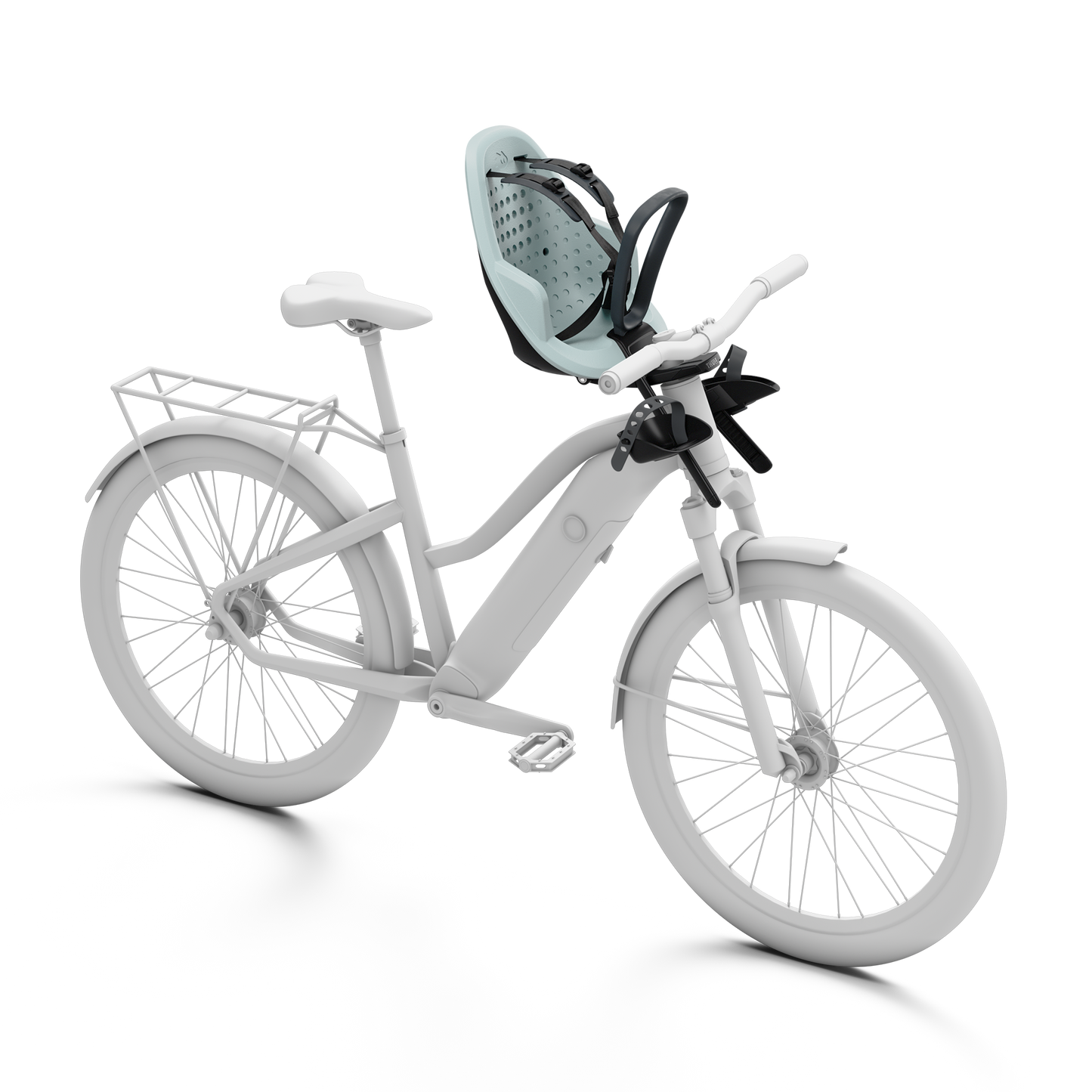 front mounted child bike seat alaska blue
