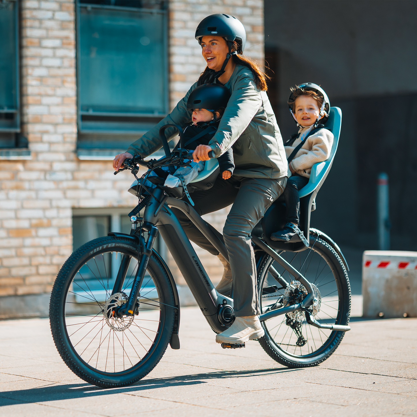 front mounted child bike seat alaska blue