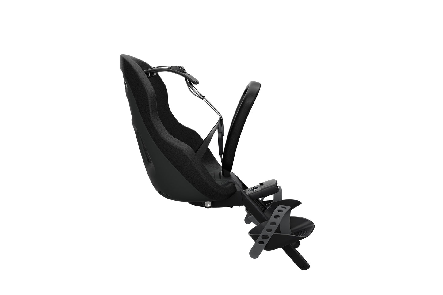 front mount child bike seat black midnight black