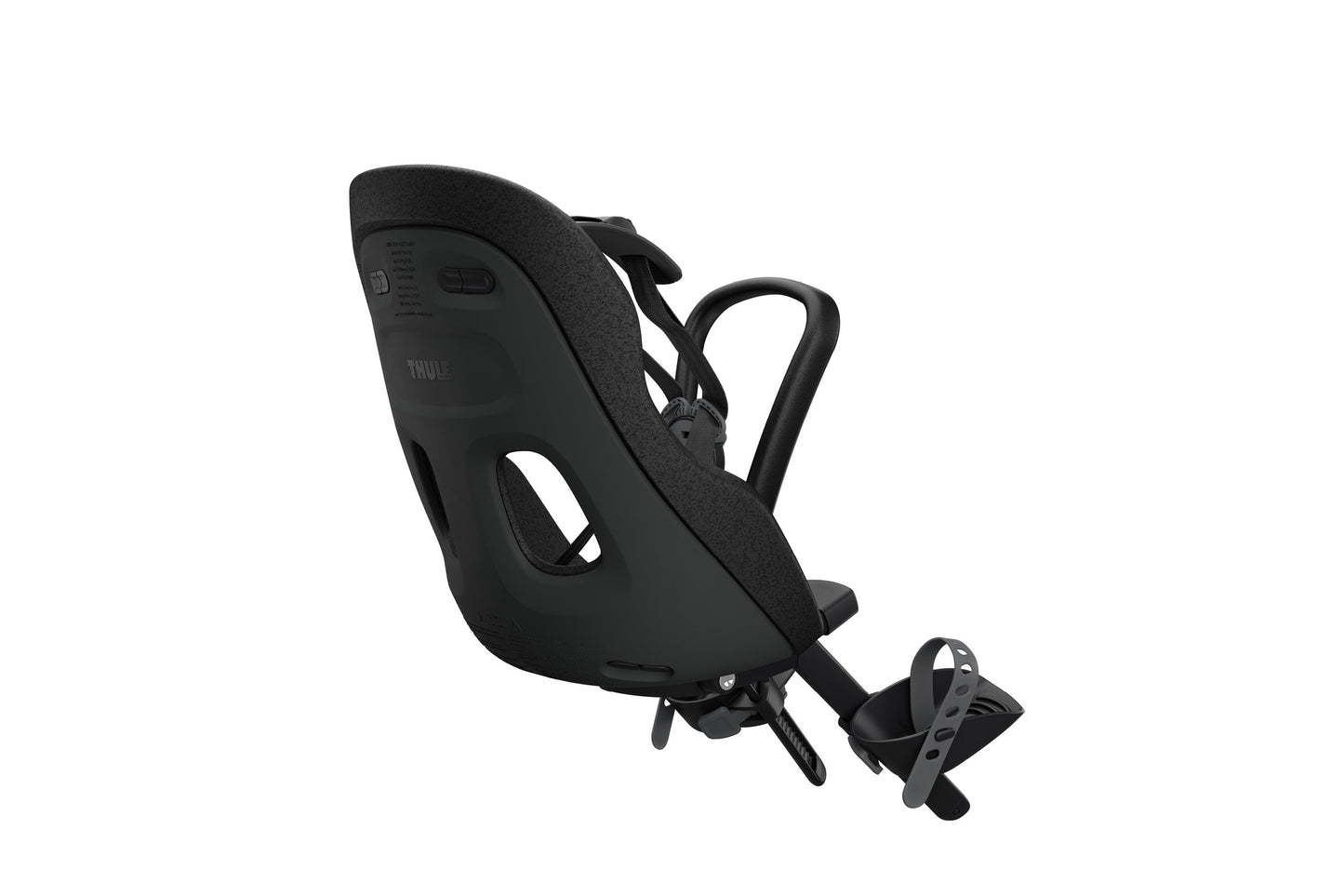 front mount child bike seat black midnight black