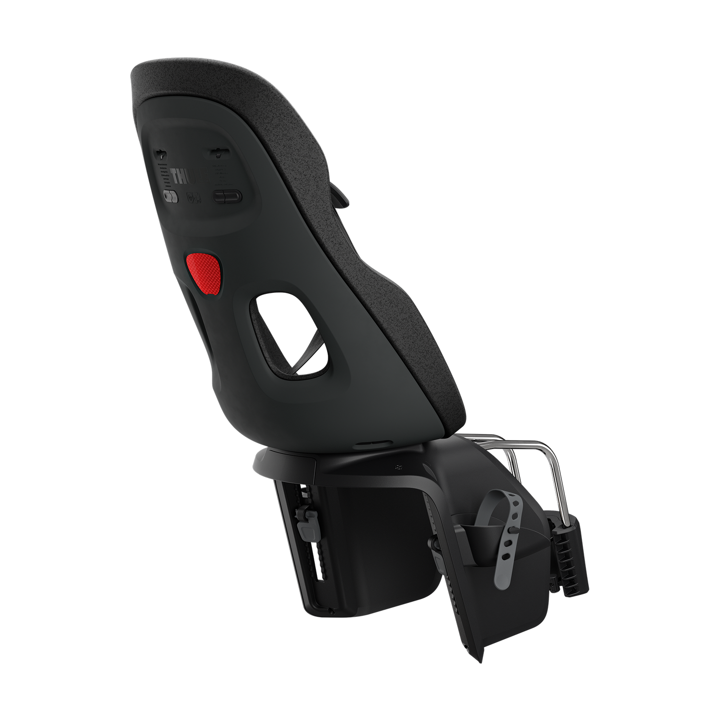 frame mount child bike seat midnight black