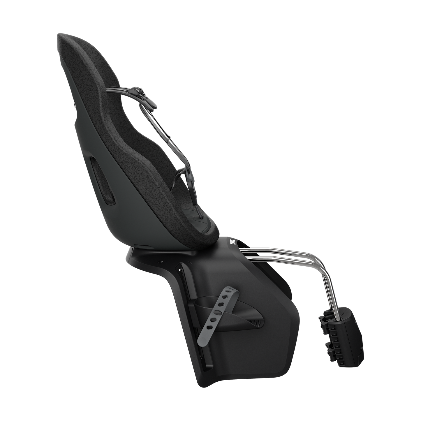 frame mount child bike seat midnight black