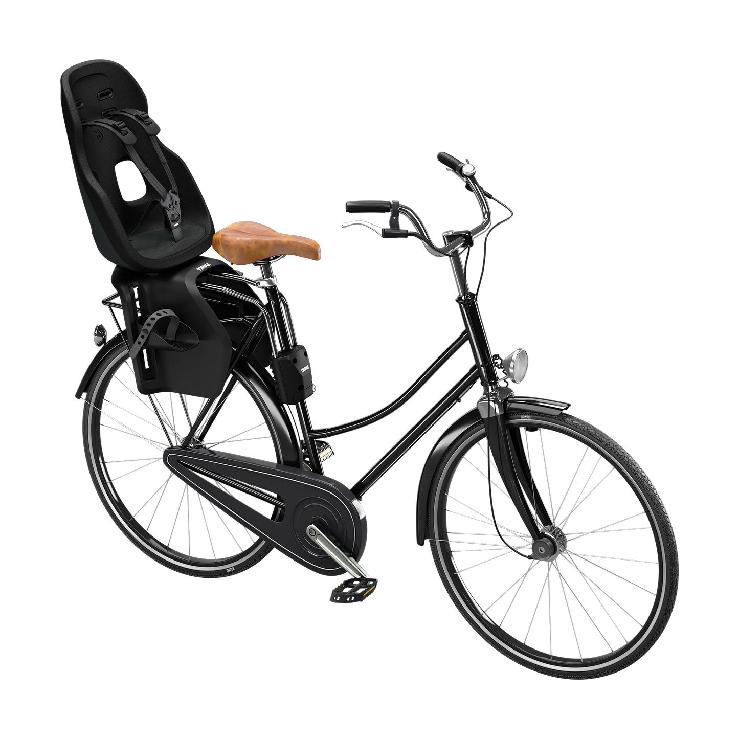 frame mount child bike seat midnight black