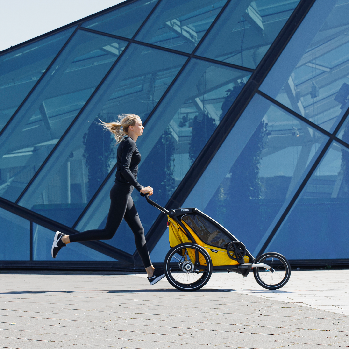 1-seat multisport bike trailer spectra yellow