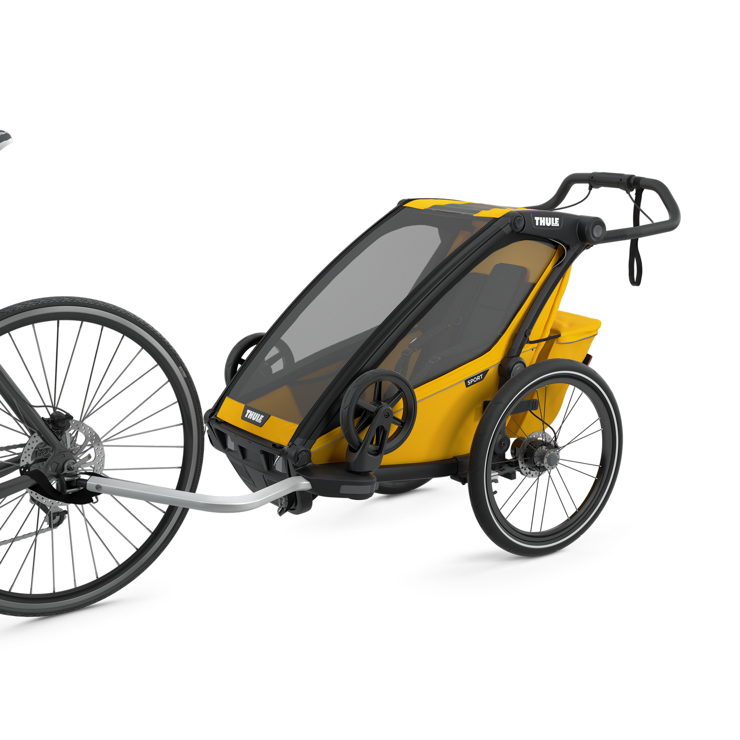 1-seat multisport bike trailer spectra yellow