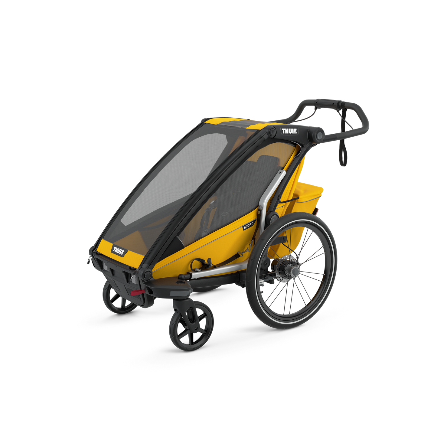 1-seat multisport bike trailer spectra yellow