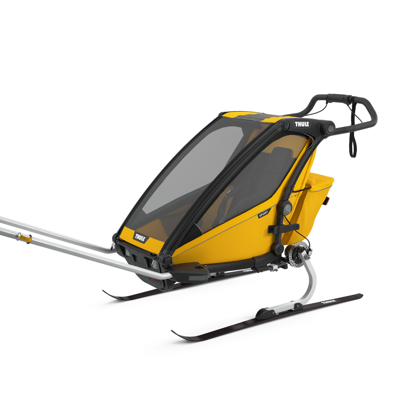 1-seat multisport bike trailer spectra yellow