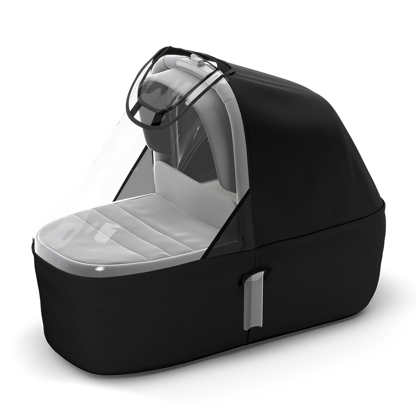 bassinet rain cover black