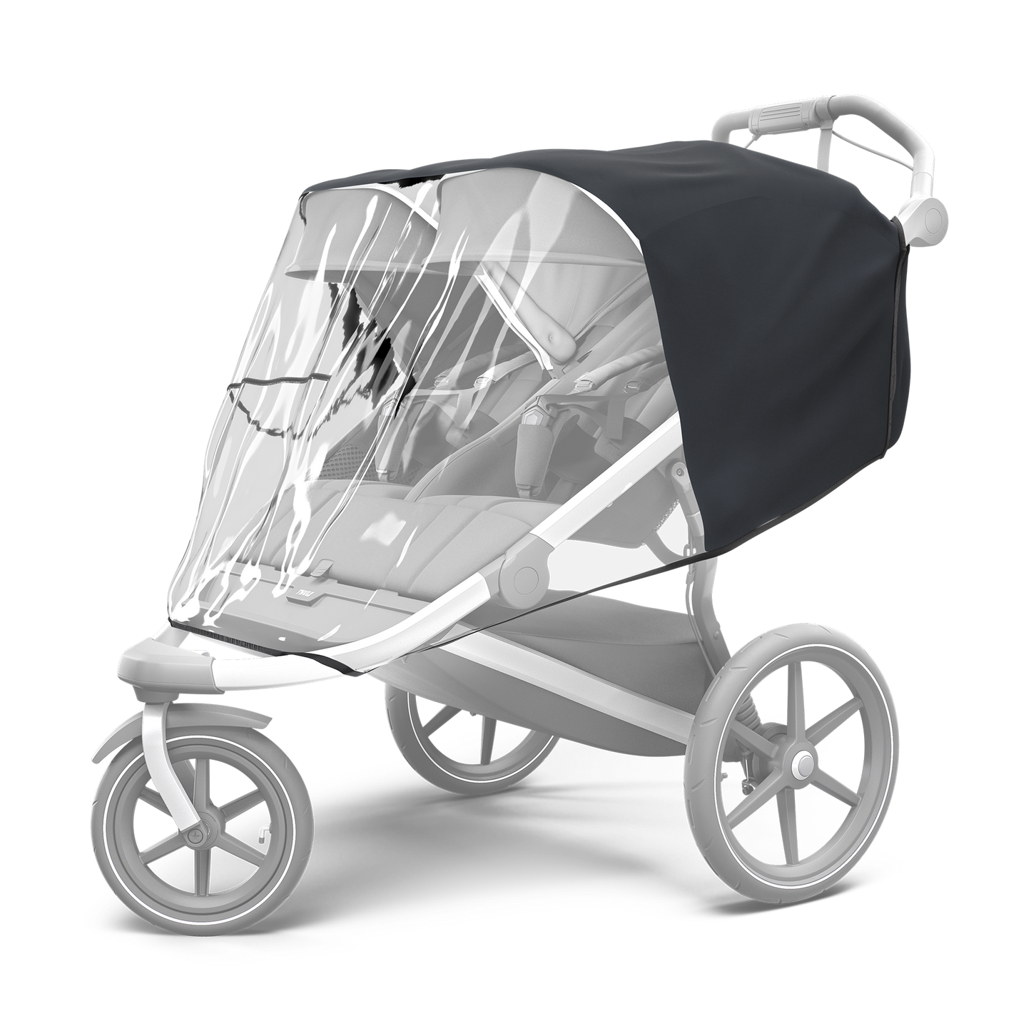 double rain cover black