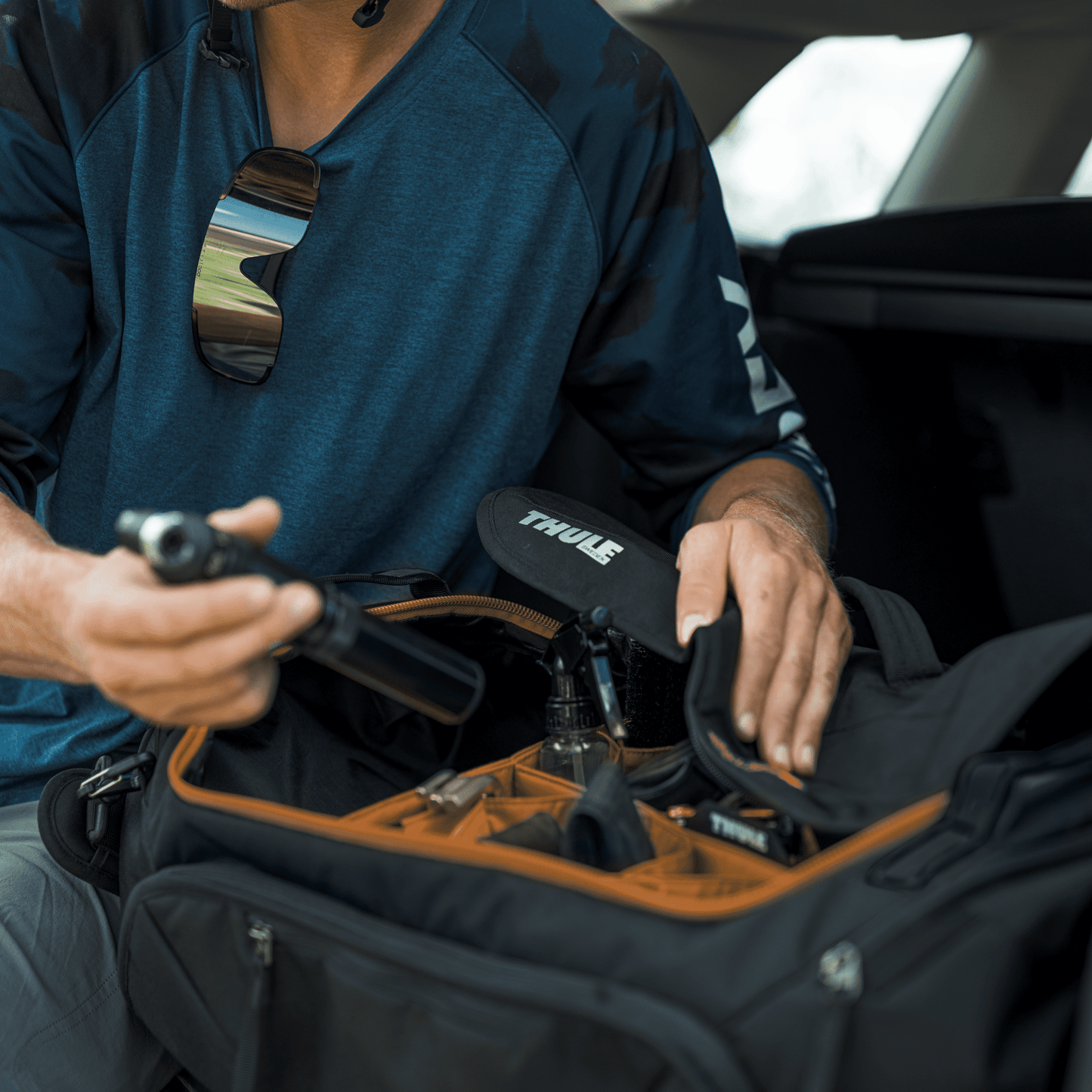 bike duffel dark slate gray