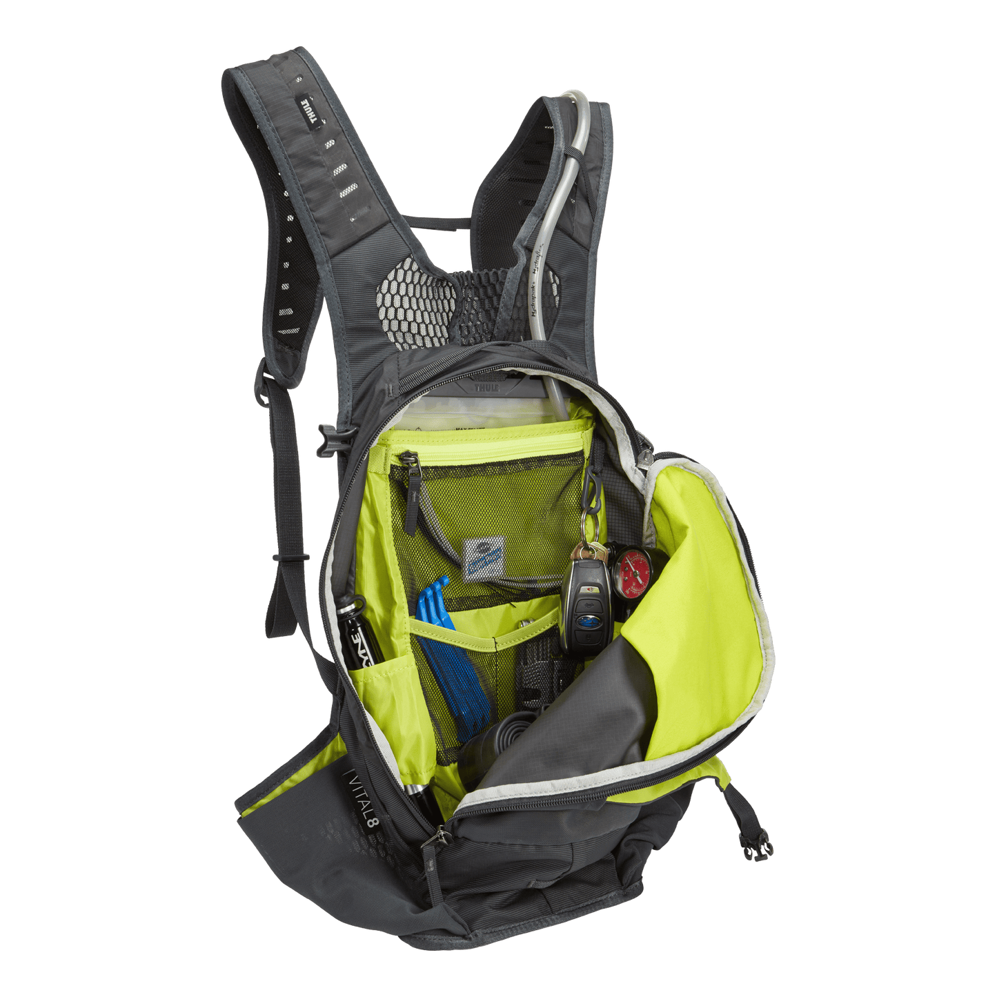 hydration pack 8L unisex obsidian gray