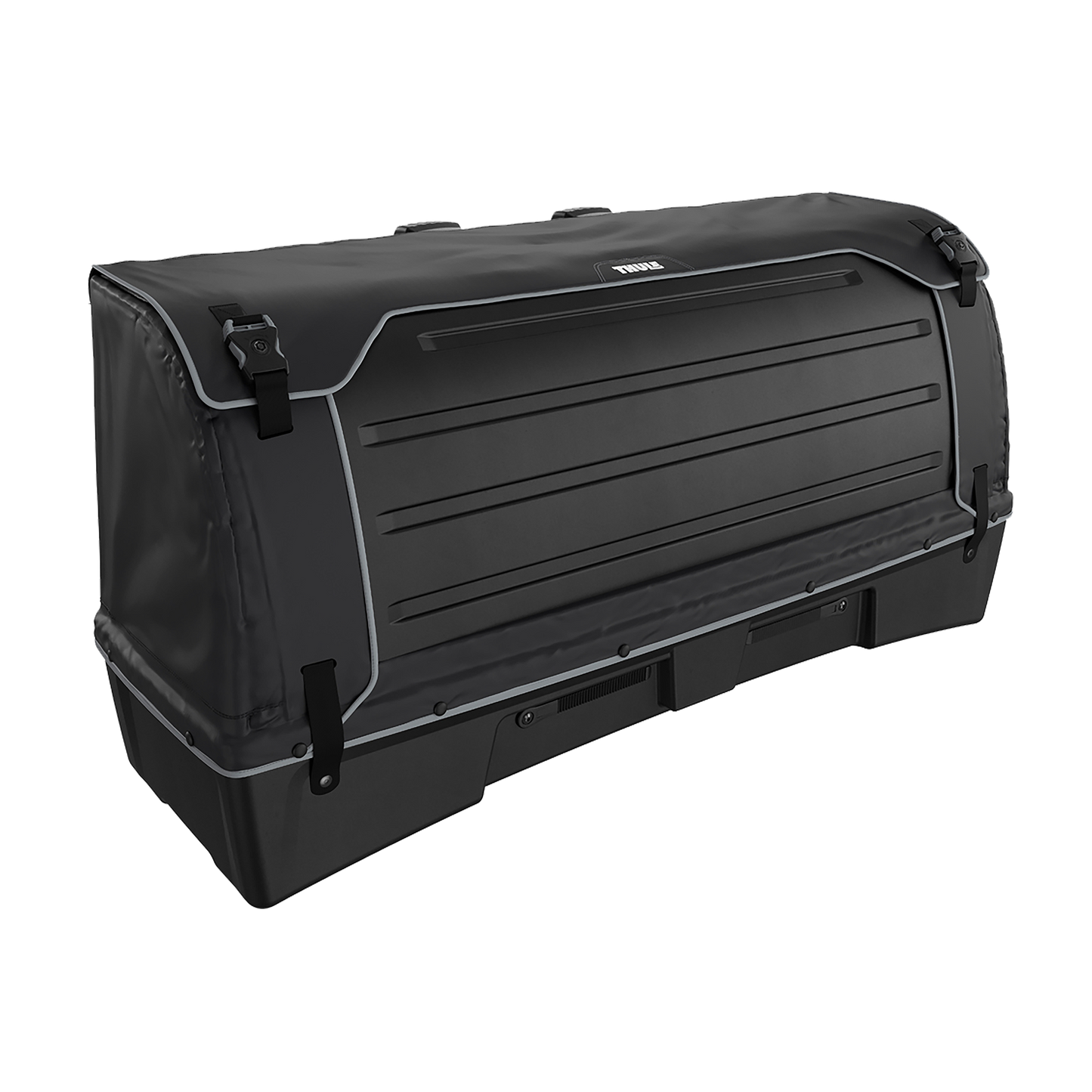 foldable towbar carrier cargo black