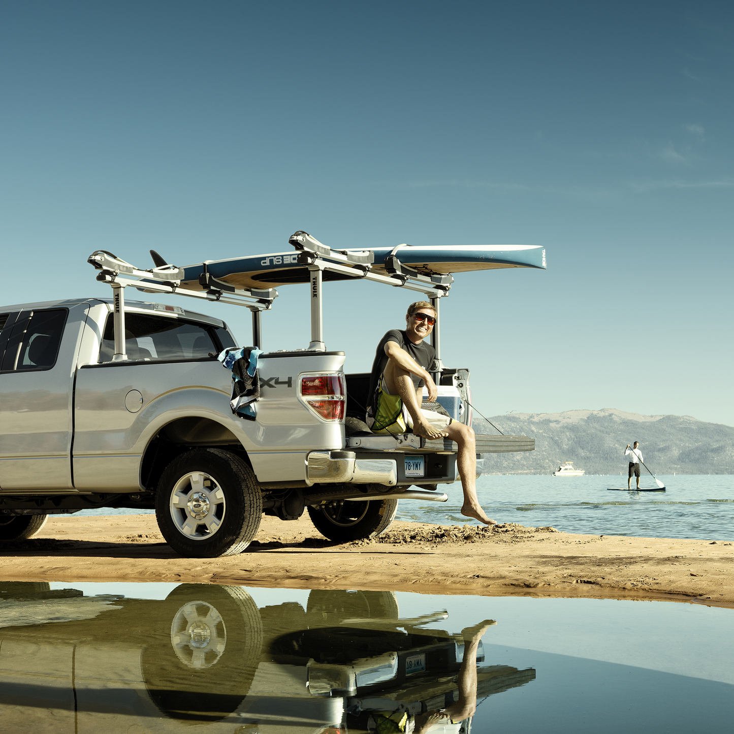 truck rack silver
