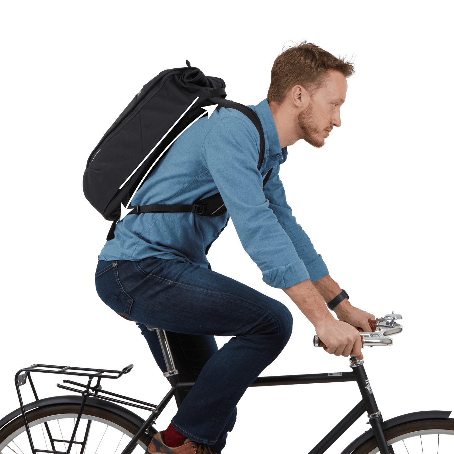 commuter backpack 18L black