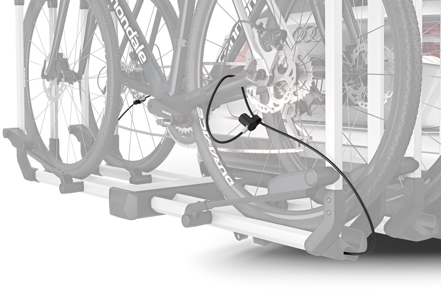 2-bike platform hitch bike rack aluminium