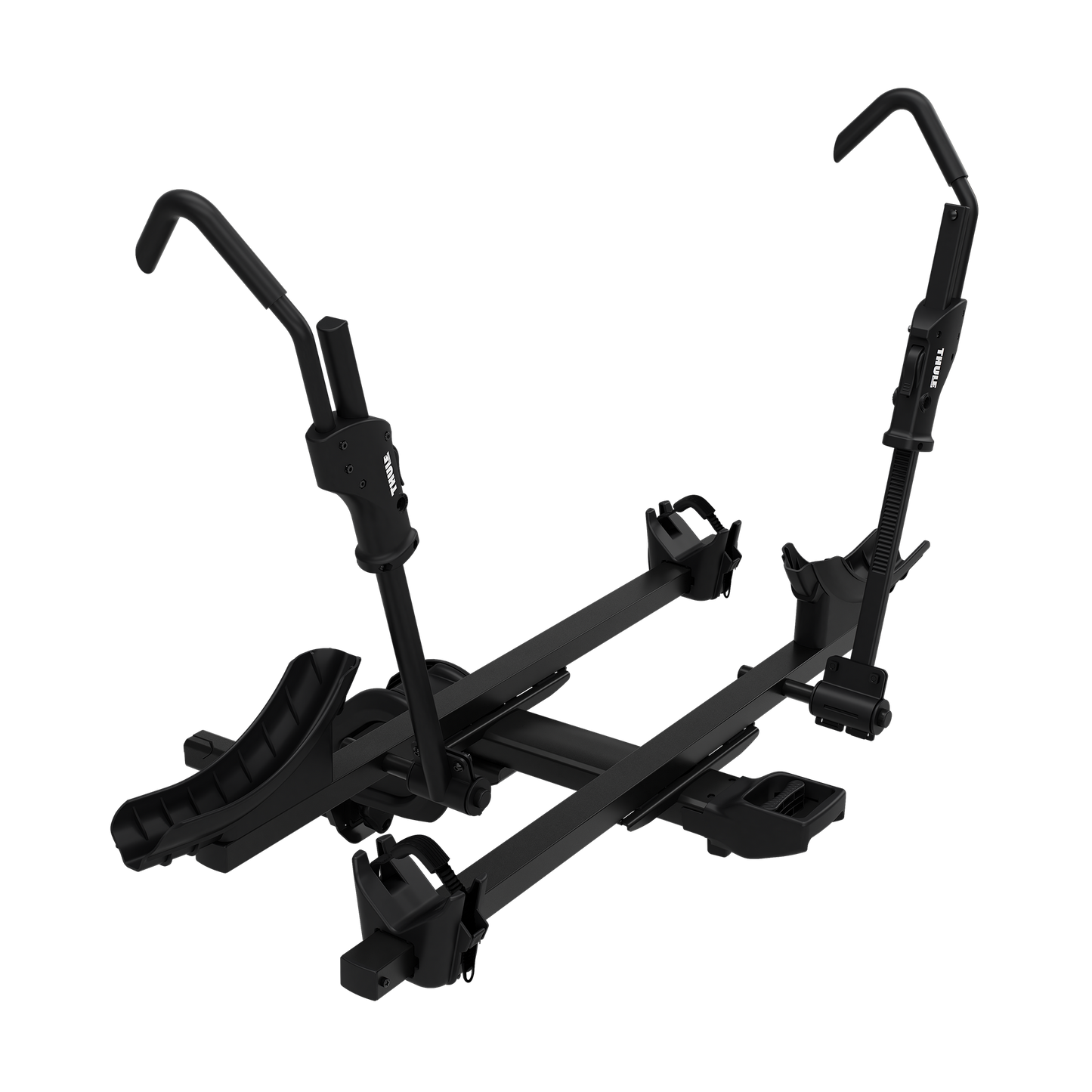 2-bike 2" hitch bike rack black